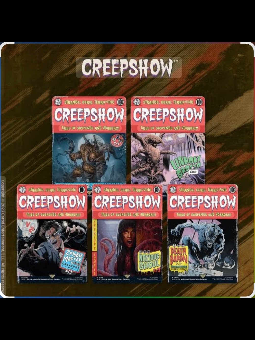 MTG Secret Lair x Evil Dead – LTD 5Cd Traditional Foil Edition (Factory Sealed)